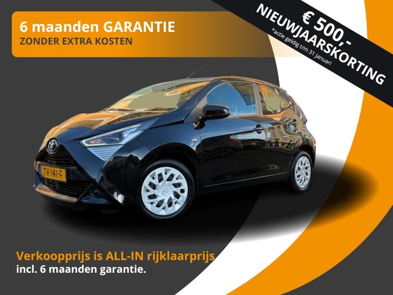 Toyota Aygo - 1.0 VVT-I X-PLAY LIMITED 5-DEURS NL-AUTO/CAMERE/BLUETOOTH - AutoWereld.nl