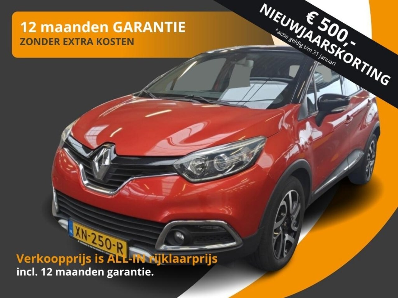 Renault Captur - TCe 120 XMOD LIMITED EDC AUTOMAAT 2-TONE/HALF-LEER/STOELVERW. - AutoWereld.nl