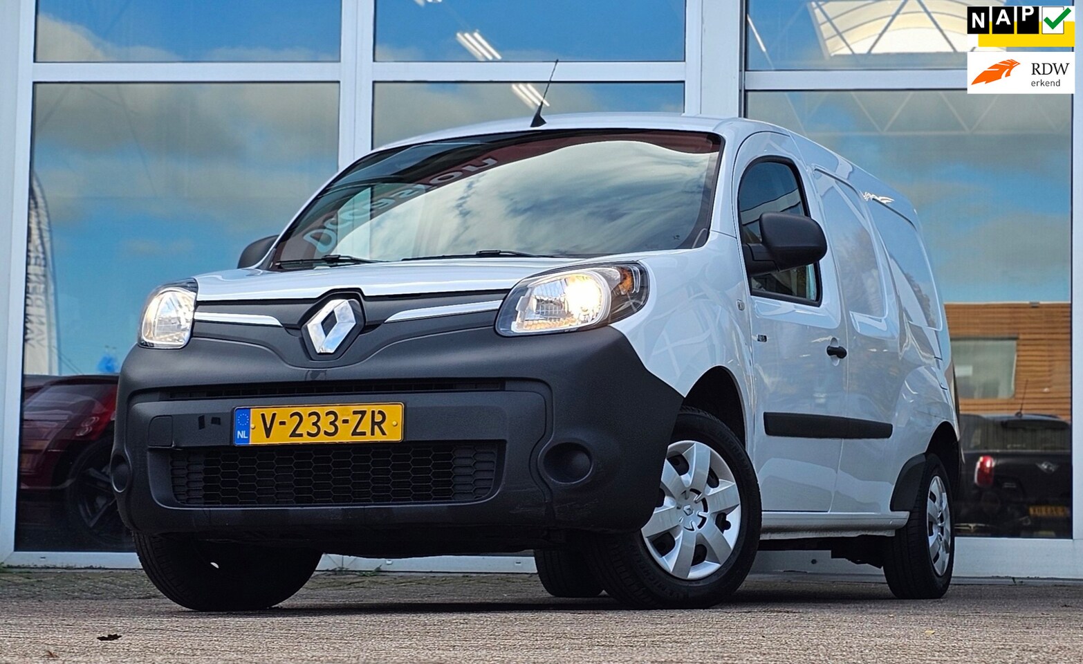 Renault Kangoo - Z.E. Maxi (ex. accu) H1L2 Cruise Airco 1e Eigenaar Navi Mooi! - AutoWereld.nl