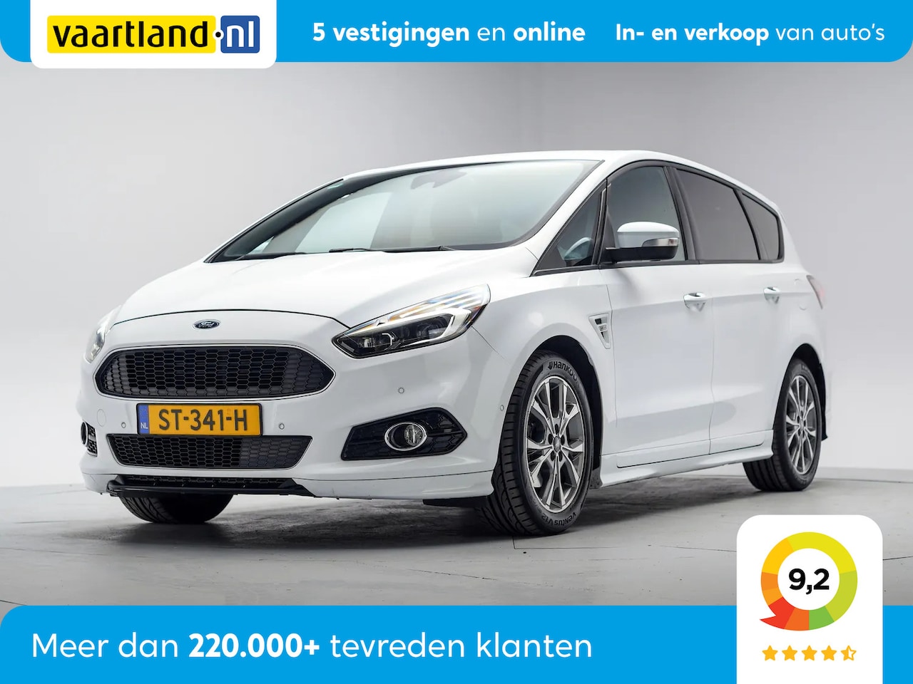 Ford S-Max - 1.5 EcoBoost 160pk ST-Line X-pack 7 pers. [ LED Navi Stoelverwarming ] - AutoWereld.nl