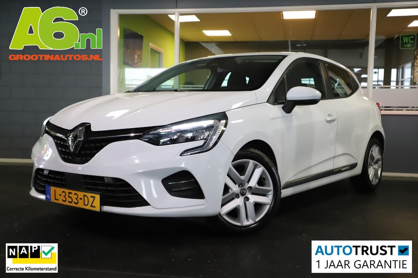Renault Clio - 1.0 TCe Zen Navigatie Airco Cruise Control Carplay Android LED - AutoWereld.nl