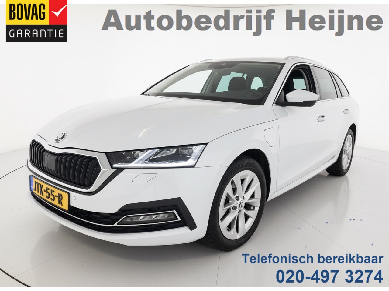 Skoda Octavia Combi - TSI iV 204PK DSG HYBRID PHEV STYLE LEDER/NAVI/HEAD-UP - AutoWereld.nl