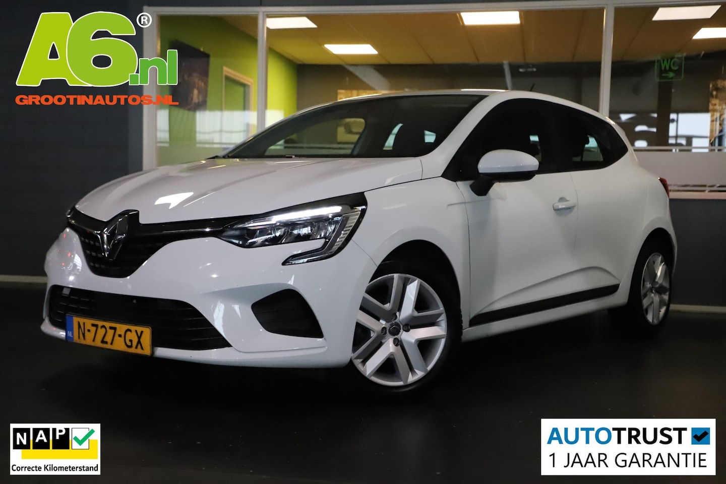 Renault Clio - 1.0 TCe Zen Navigatie Airco Cruise Control Carplay Android LED - AutoWereld.nl