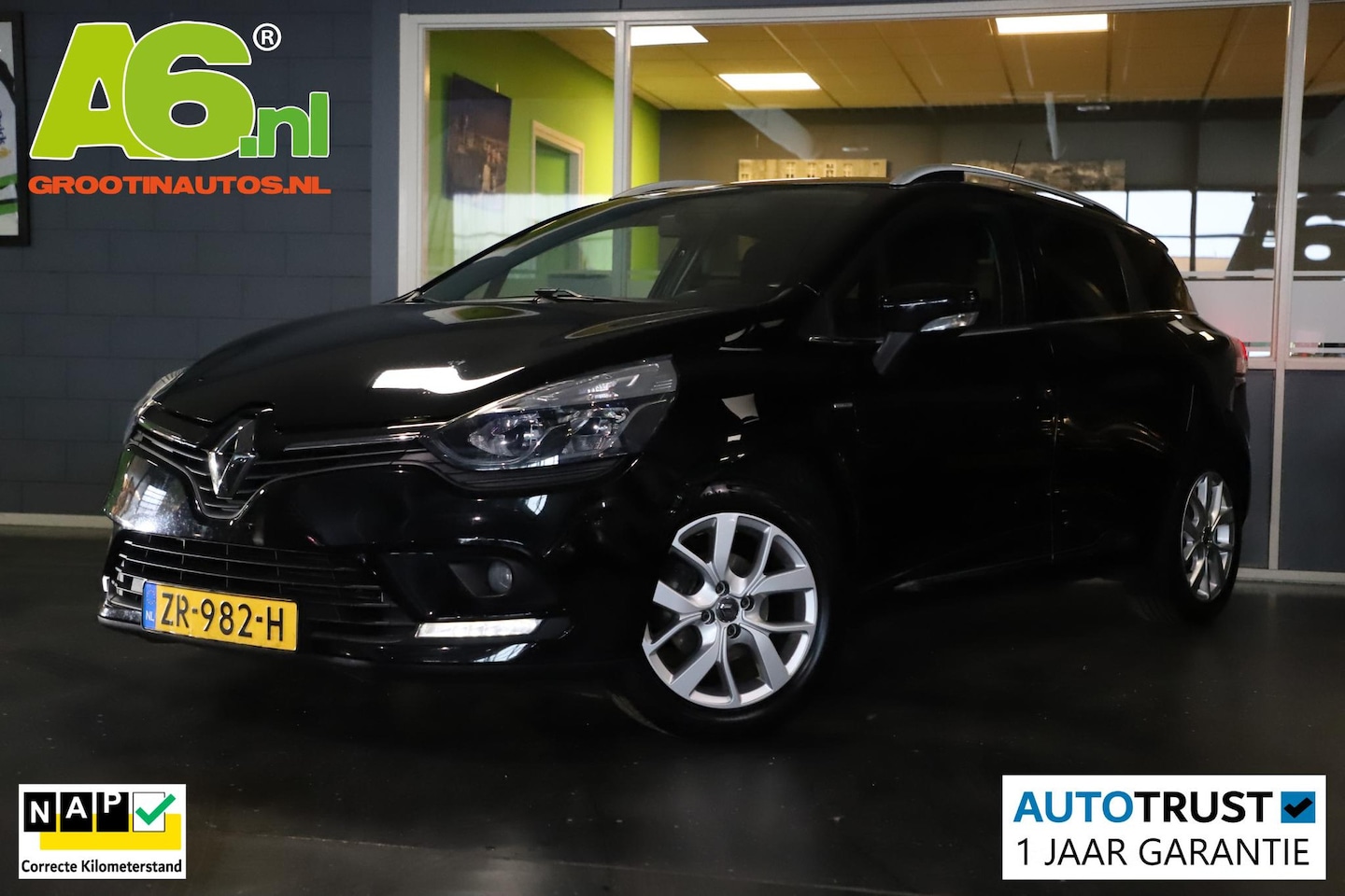 Renault Clio Estate - 0.9 TCe Limited Navigatie Airco Cruise Control Carplay Android LED - AutoWereld.nl
