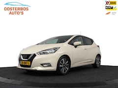 Nissan Micra - 1.0 IG-T 100pk Tekna-Camera/ECC/Stoelverw./Navi/DAB