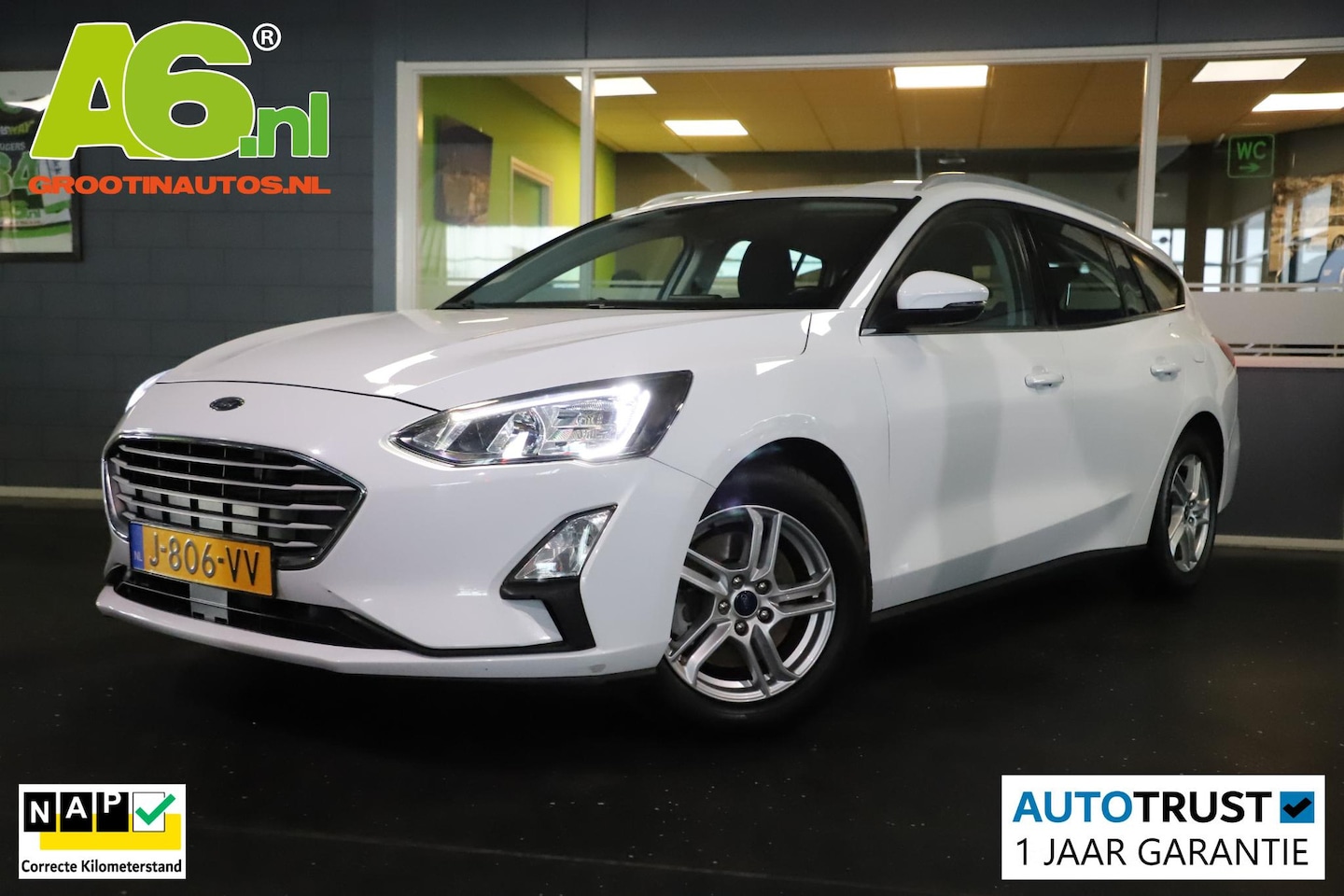 Ford Focus Wagon - 1.5 EcoBlue Trend Edition Business Navigatie Airco Cruise Control Carplay Android LED - AutoWereld.nl