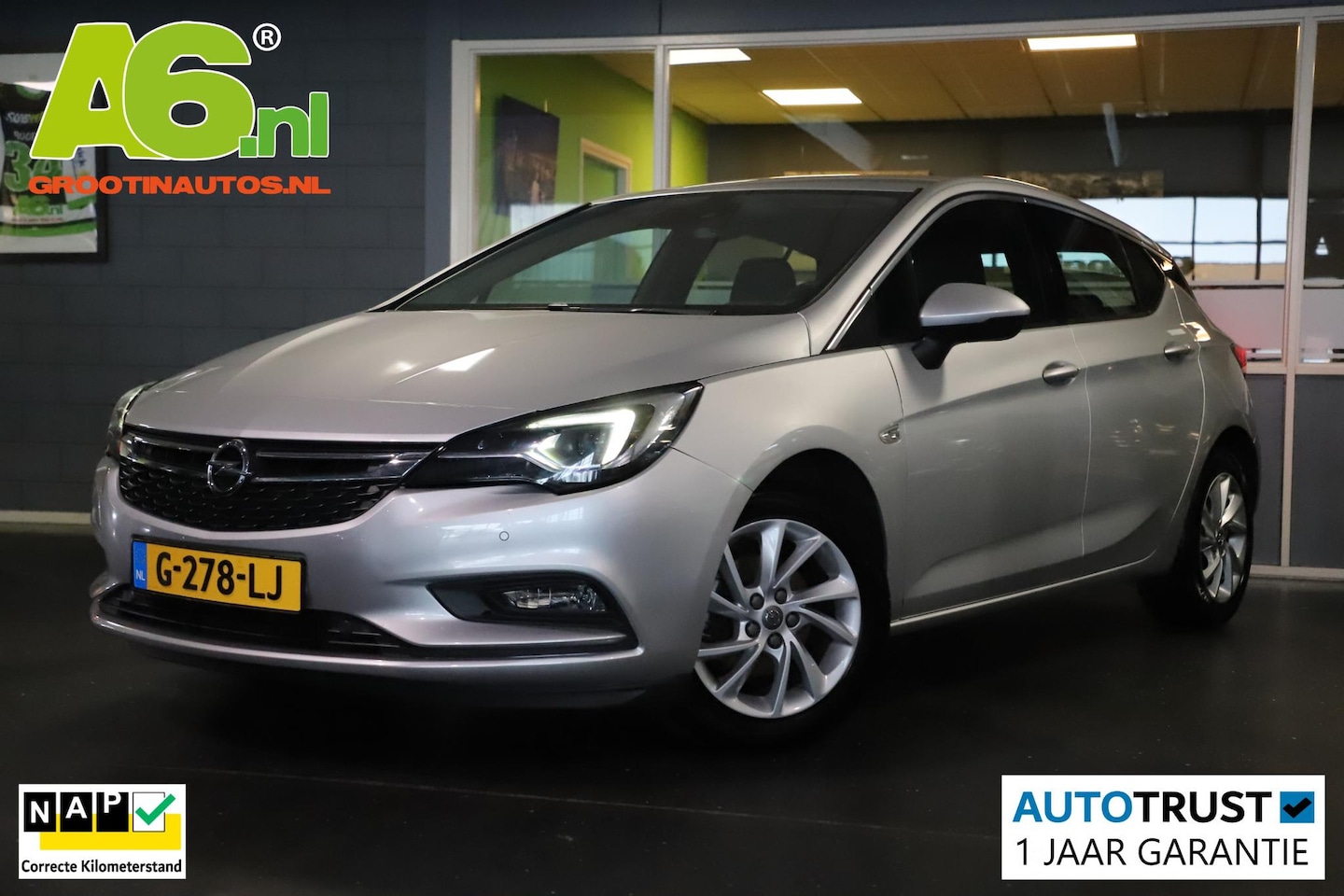 Opel Astra - 1.0 Turbo Innovation Navigatie Airco Cruise Control Carplay Android LED - AutoWereld.nl
