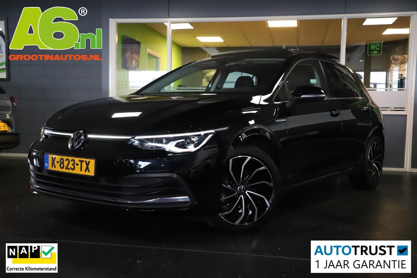 Volkswagen Golf - 1.5 TSI Style Panoramadak Sfeerverlichting Navigatie Camera Climate Cruise Control Carplay - AutoWereld.nl