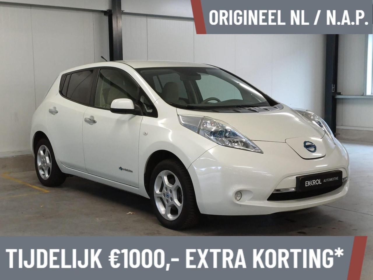 Nissan LEAF - Base 24 kWh Nu €1.000,- korting (Clima / Camera) - AutoWereld.nl
