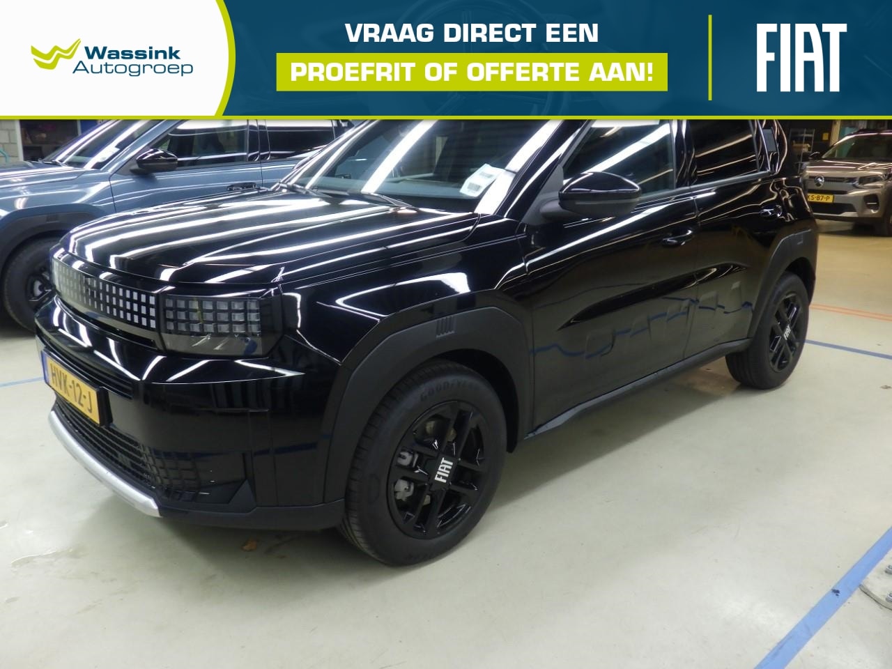 Fiat Grande Panda - 1.2 Hybrid 100pk AUTOMAAT Icon | Style Pack | Lichtmetaal | Privacy glass - AutoWereld.nl