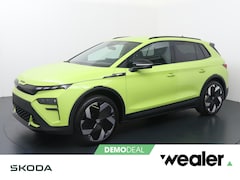 Skoda Elroq - 85X RS 340 PK 4X4 | Mamba Green | Trekhaak | Rondomzicht camera | 21" lichtmetalen velgen