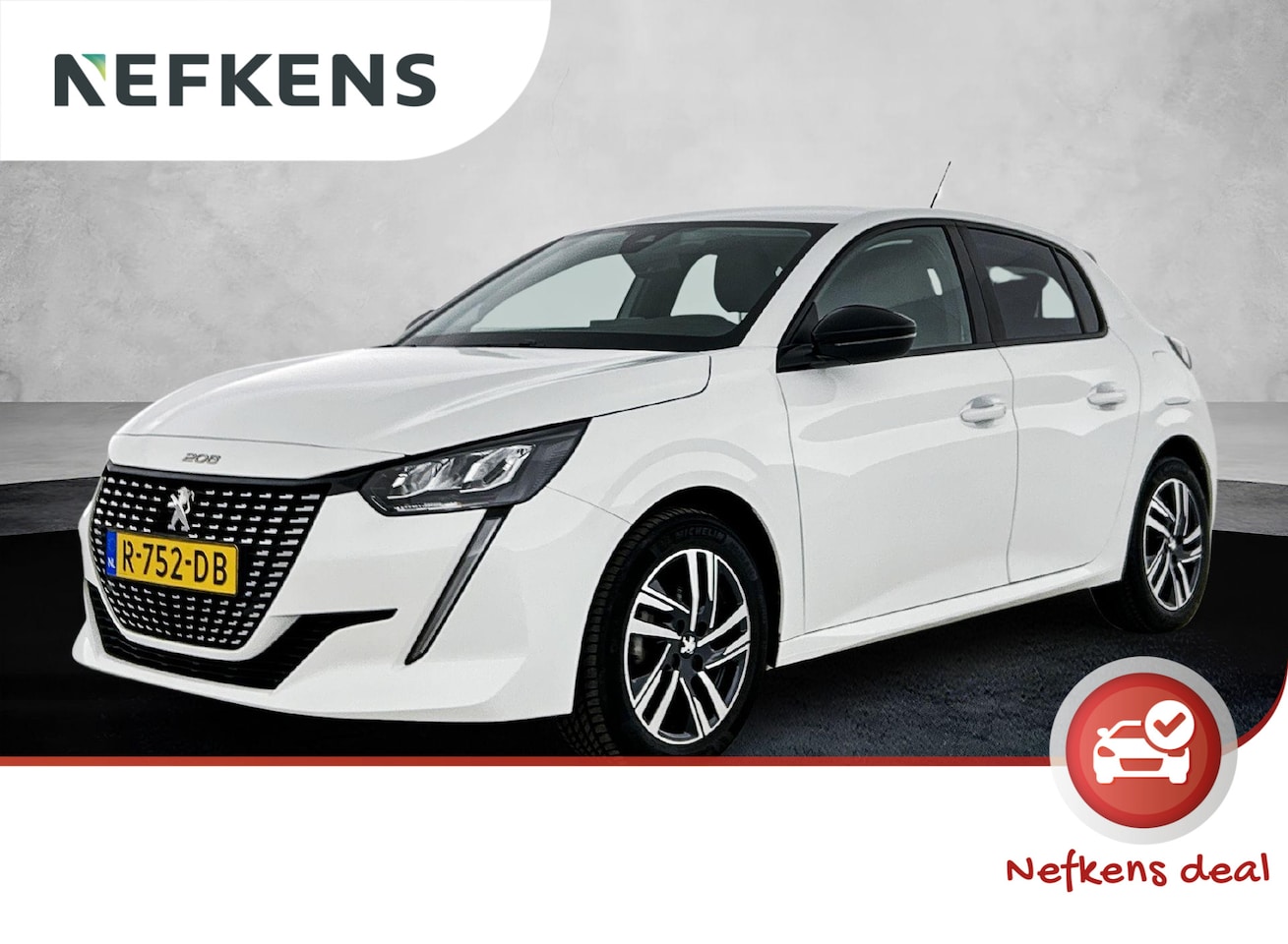 Peugeot 208 - 1.2 Allure | 1ste eigenaar | LEER/Stof | LED lampen | AppleCarPlay/Android | Climate | 16" - AutoWereld.nl