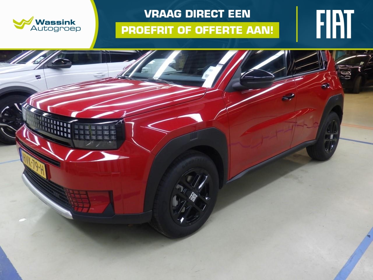 Fiat Grande Panda - 1.2 Hybrid 100pk AUTOMAAT Icon | Style Pack | Lichtmetaal | Privacy glass - AutoWereld.nl