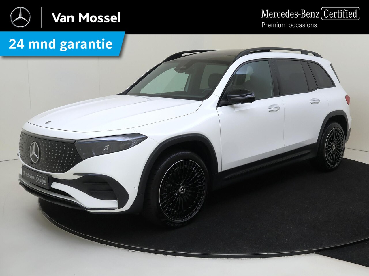 Mercedes-Benz EQB - 300 4MATIC AMG Line 67 kWh / Panoramadak/ Night/ 20 inch/ Leder - AutoWereld.nl