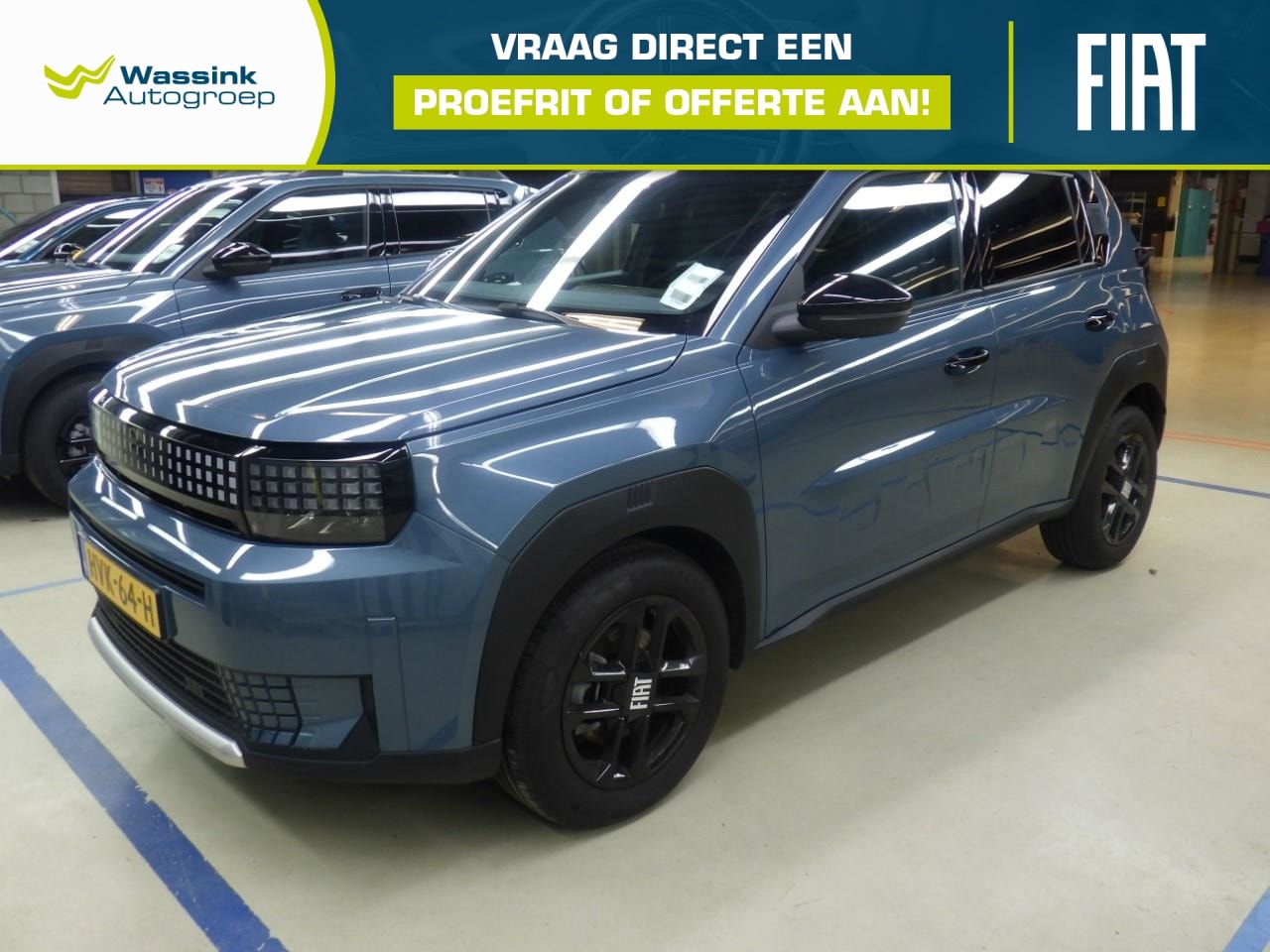 Fiat Grande Panda - 1.2 Hybrid 100pk AUTOMAAT Icon | Style Pack | Lichtmetaal | Privacy glass - AutoWereld.nl