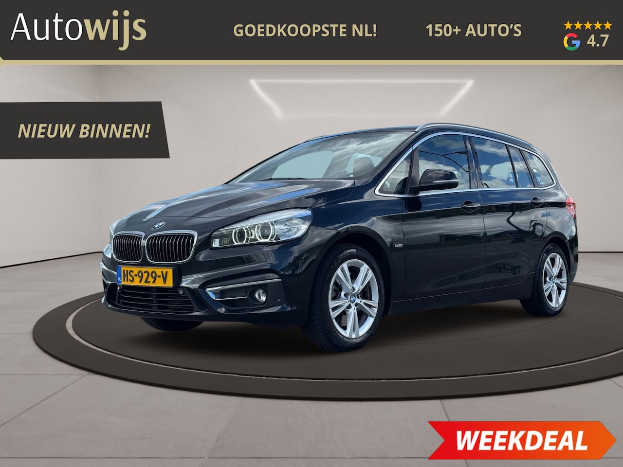 BMW 2-serie Gran Tourer - 220i Luxury|NL AUTO|1e EIG|Pano|Leder|Camera|Led|Goed onderhouden - AutoWereld.nl