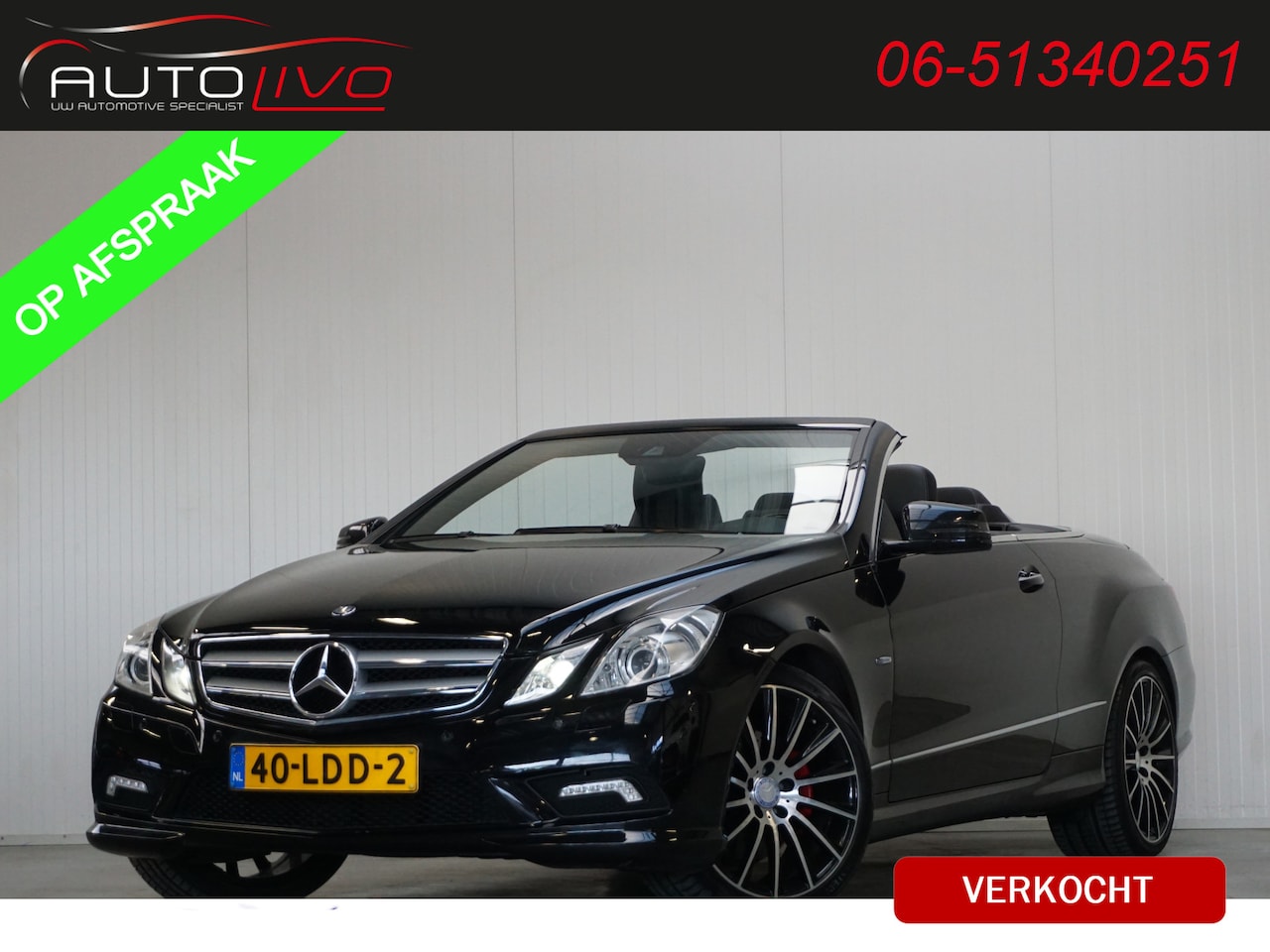 Mercedes-Benz E-klasse Cabrio - 350 CGI Avantgarde NL AUTO! 293 PK! AMG! BOM VOL!! - AutoWereld.nl