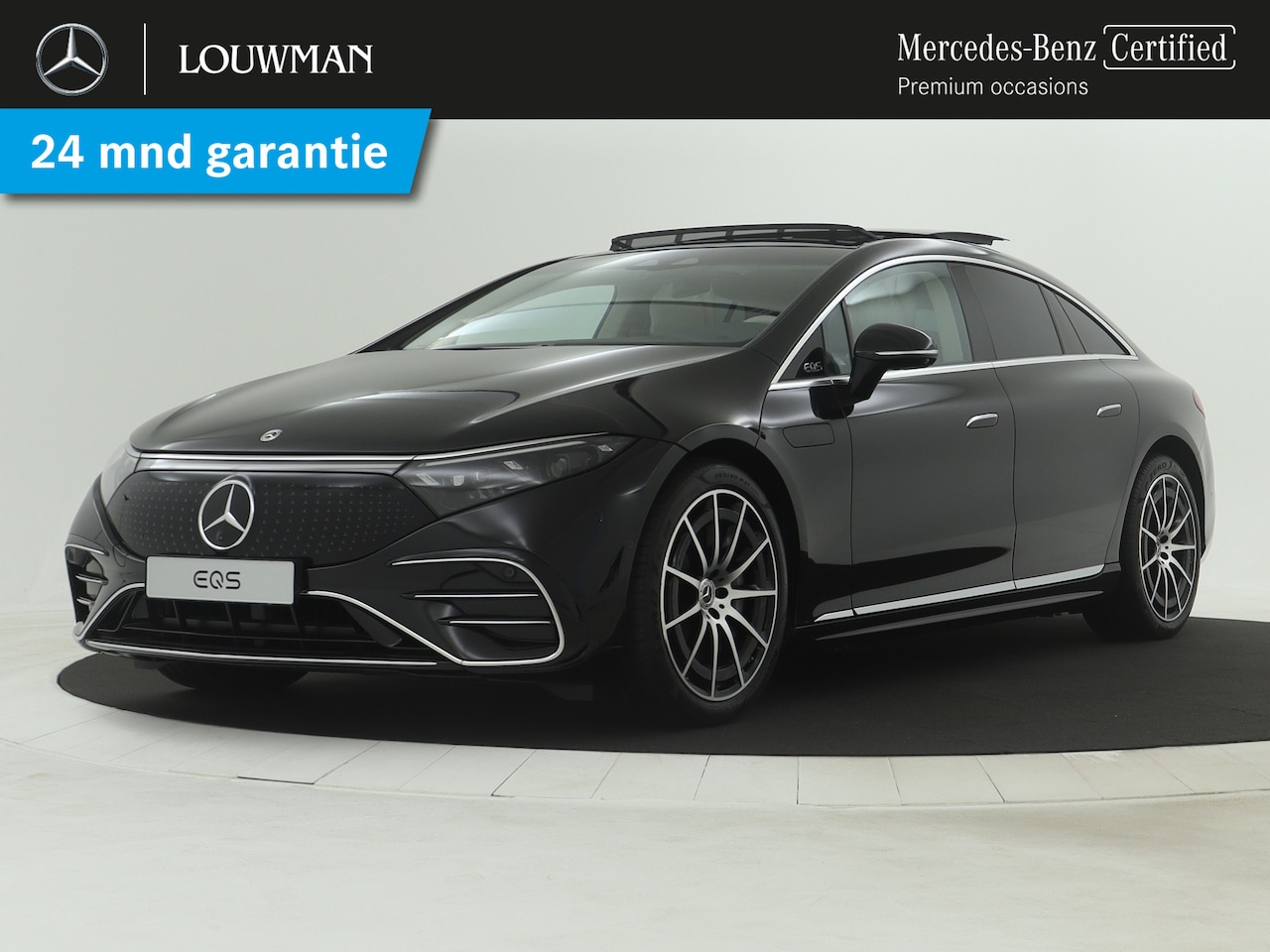 Mercedes-Benz EQS - 450+ AMG Line 108 kWh | Hyperscreen | Burmester Surround Sound | Panorama Schuif-kanteldak - AutoWereld.nl