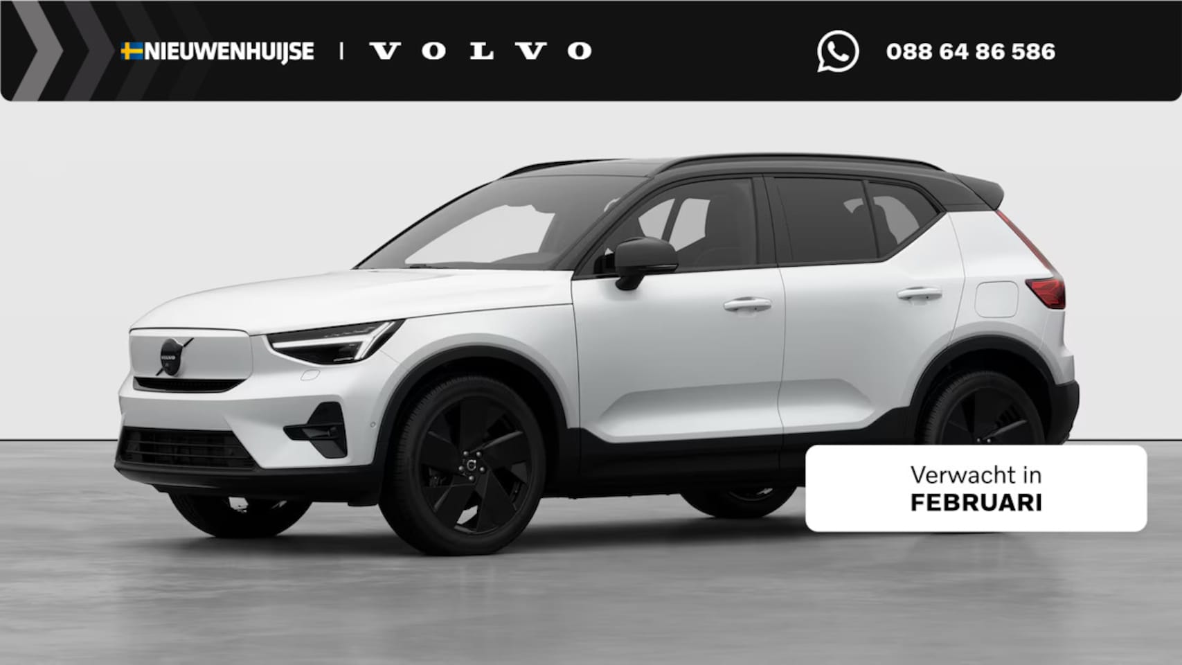 Volvo EX40 - Single Motor Extended Range Ultra Black Ed. 82 kWh | Pixel Led | Stoel/stuur verwarming | - AutoWereld.nl