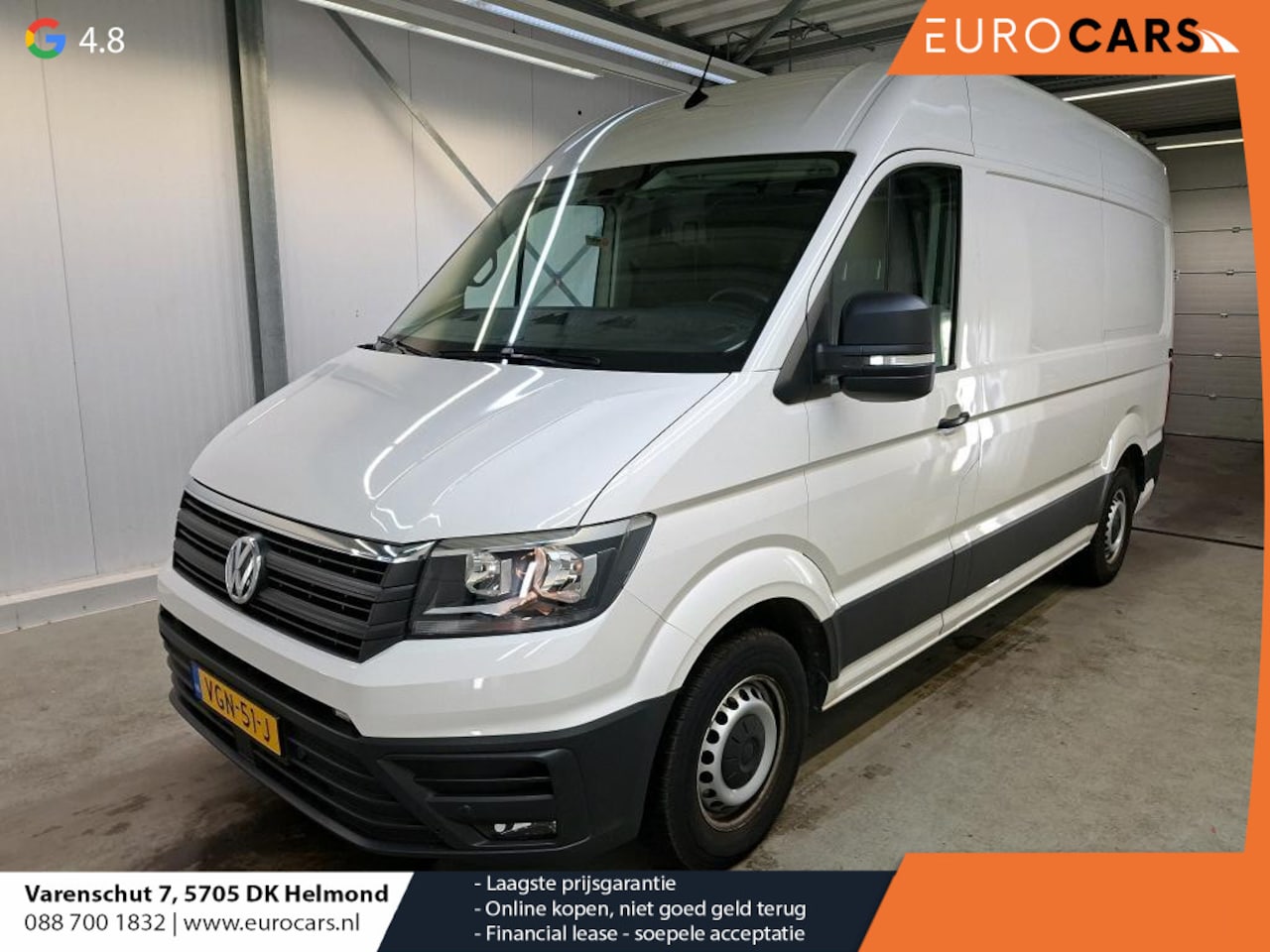 Volkswagen Crafter - 35 2.0 TDI L3H3 Comfortline Airco Navi Carplay Cruise Control PDC Voor & Achter+Camera 3-Z - AutoWereld.nl