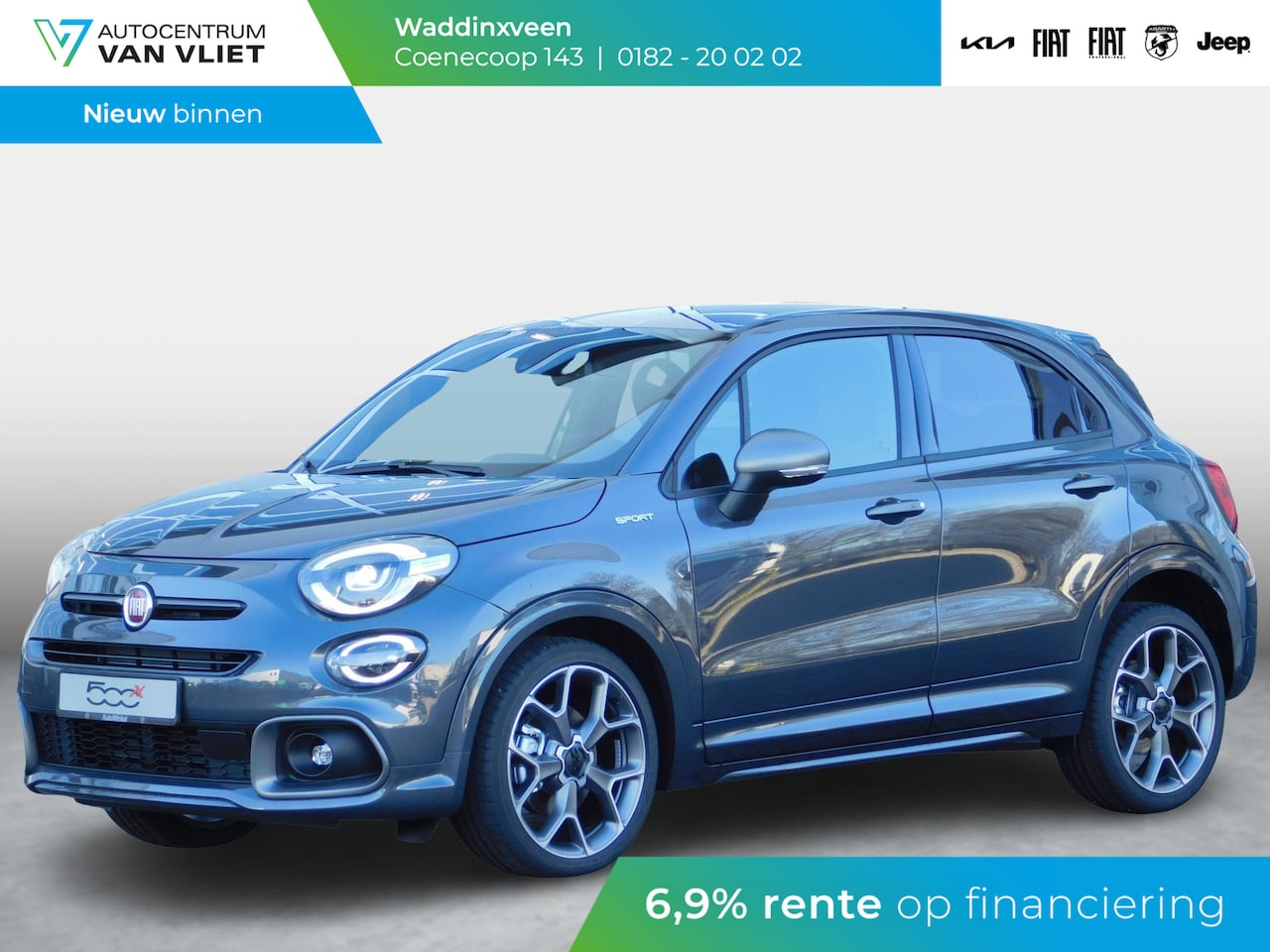 Fiat 500 X - 1.3 Turbo 150pk Sport Automaat | LED | Navi | 19" | Apple Carplay - AutoWereld.nl