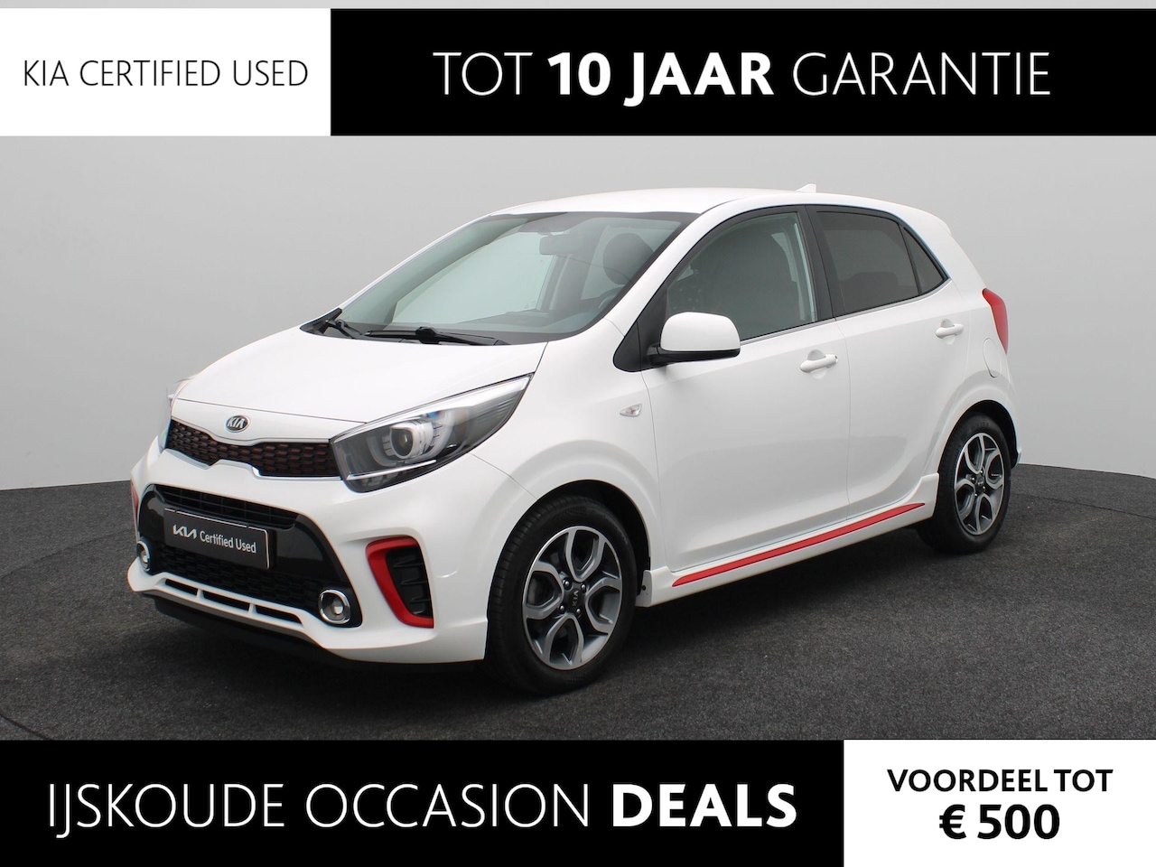 Kia Picanto - 1.0 MPi GT-Line Edition | Camera | Navigatie | Cruise Control | Climate Control | Leder - AutoWereld.nl