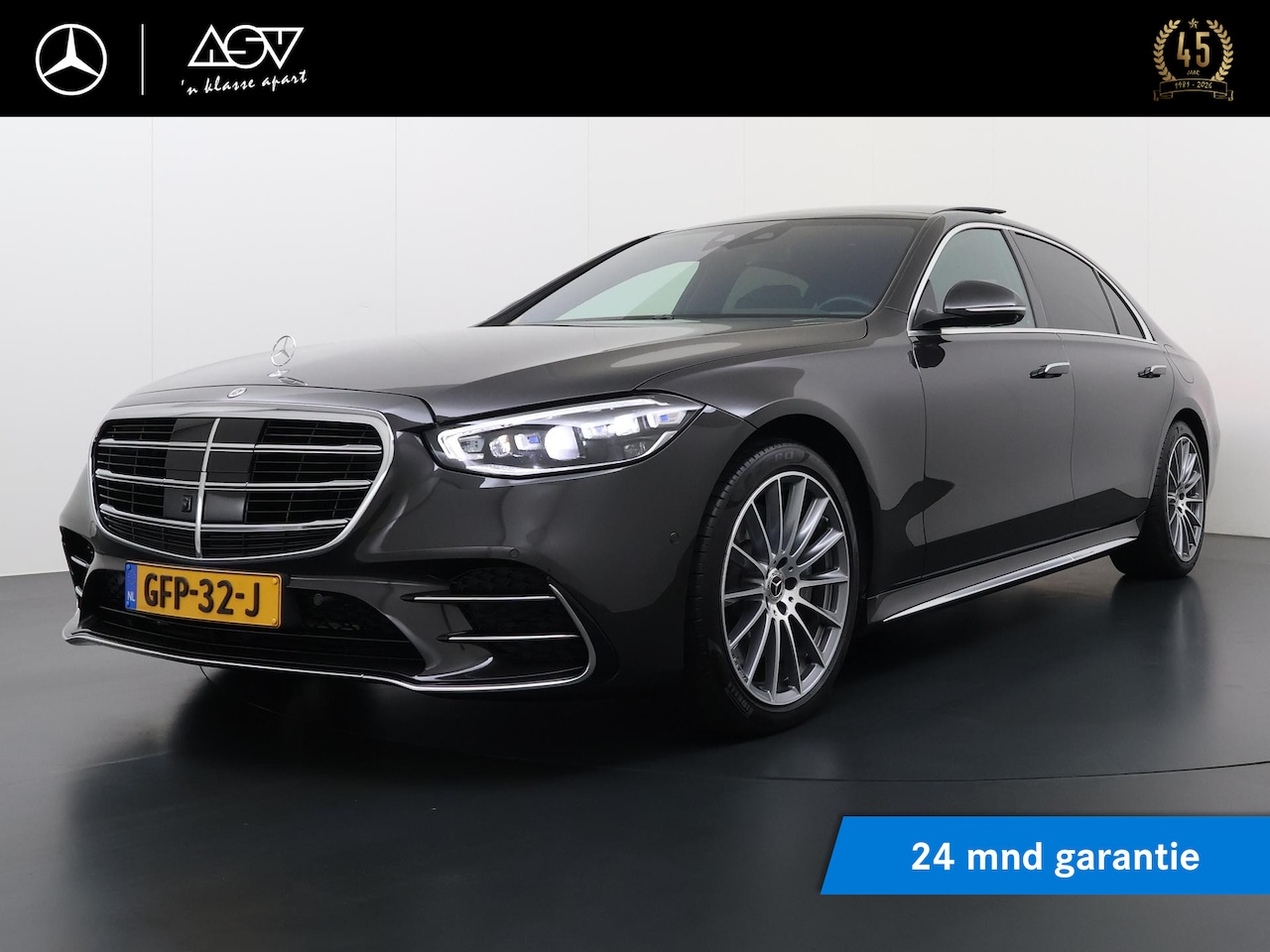 Mercedes-Benz S-klasse - 450 e AMG Lang | Panorama - Schuifdak | Burmester 3D Surround System | Stoelventilatie/-ve - AutoWereld.nl