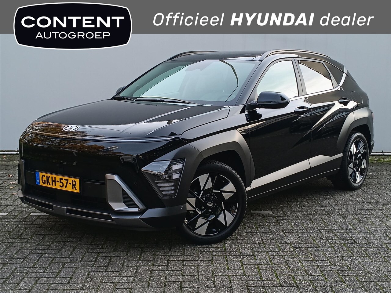Hyundai Kona - 1.6 HEV Premium Sky | Navi | Cruise en Climate Control - AutoWereld.nl