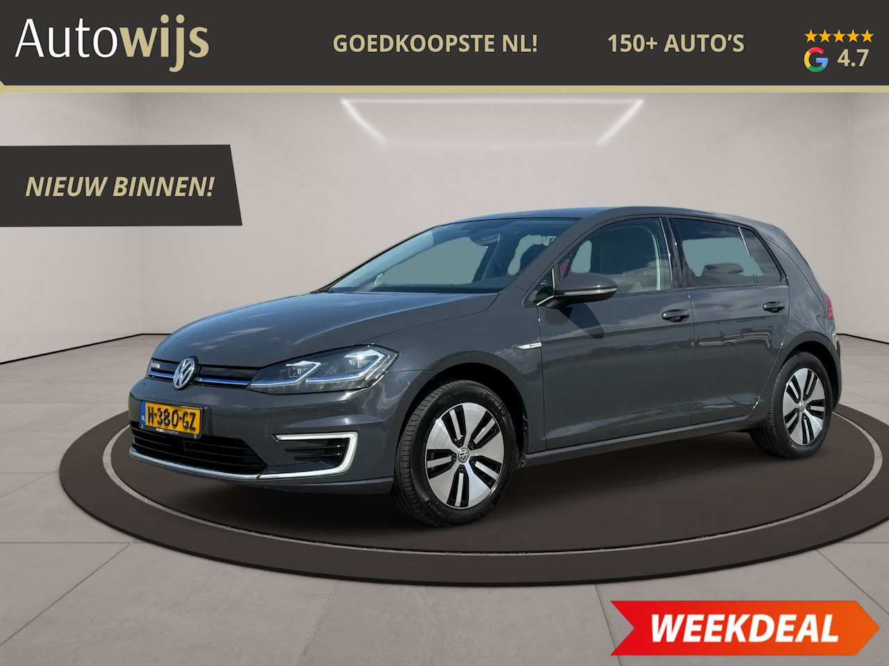 Volkswagen e-Golf - E-DITION|Carplay|PDC|Adaptief Cruise|Navi - AutoWereld.nl