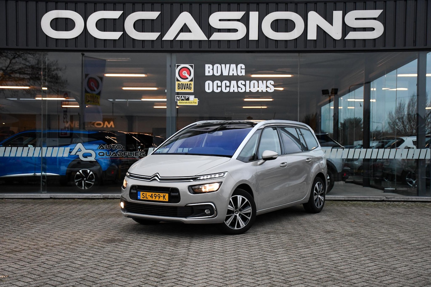 Citroën Grand C4 Picasso - 1.2 Feel 7PERS/ 1 EIGENAAR/ APPLE CARPLAY/ KEYLESS - AutoWereld.nl