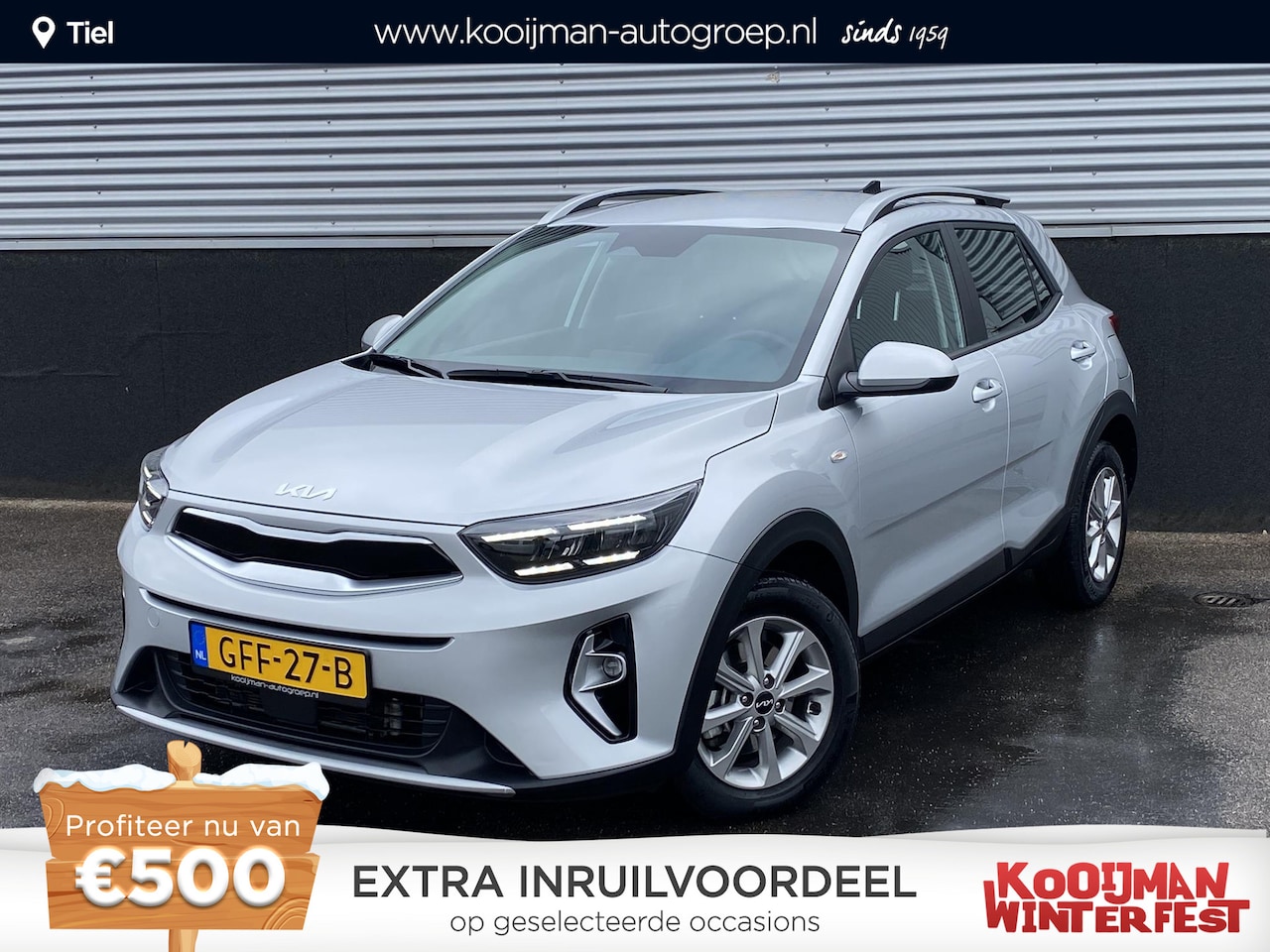 Kia Stonic - 1.0 T-GDi MHEV DynamicLine Carplay Navigatie, Achteruitrijcamera, Cruise control, Airco, 1 - AutoWereld.nl