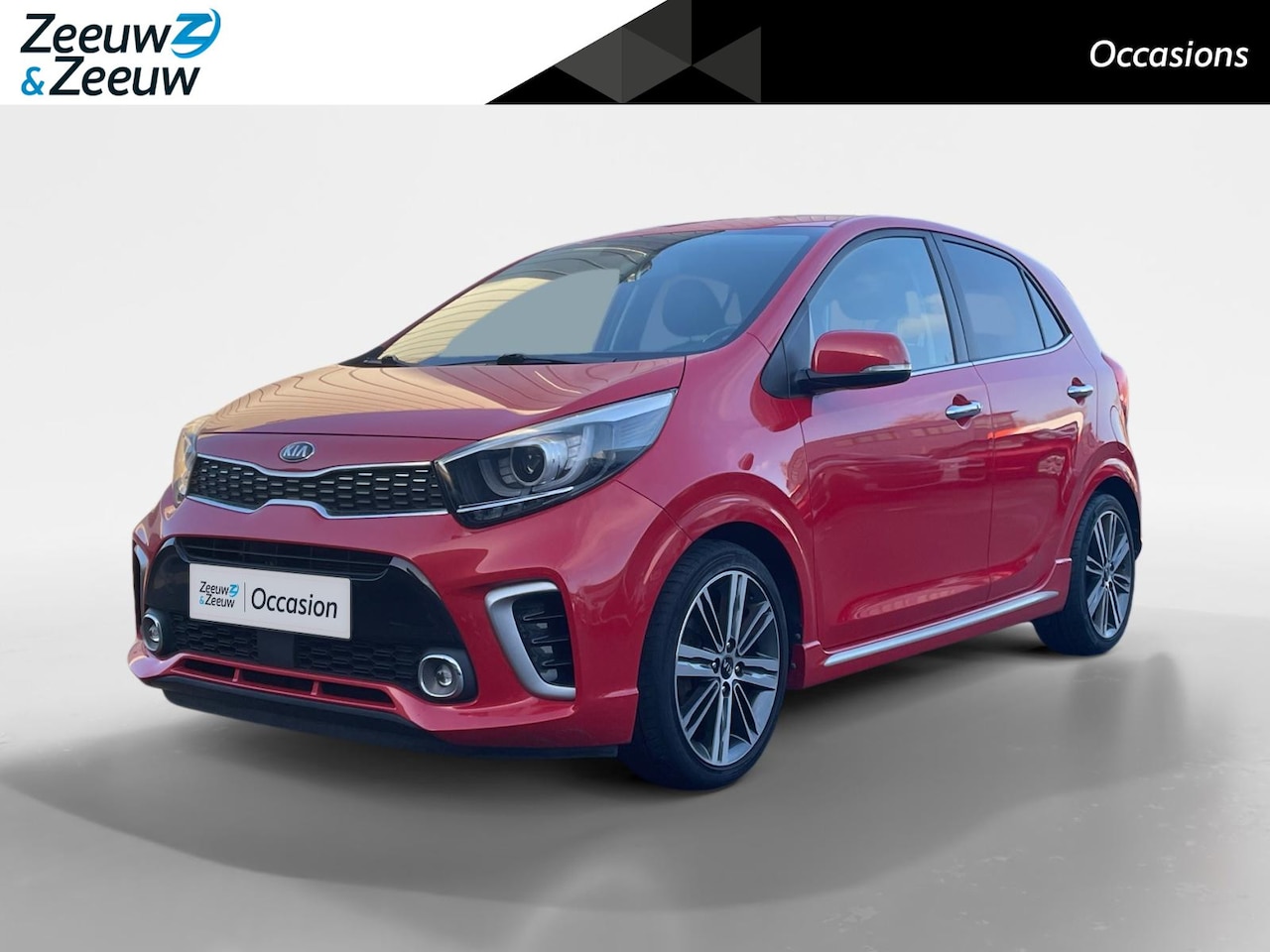 Kia Picanto - 1.2 CVVT GT-Line | Lm velgen | Leder bekleed | camera | Navigatie - AutoWereld.nl