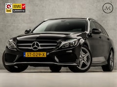 Mercedes-Benz C-klasse Estate - 180 AMG Sport 157Pk Automaat (NAVIGATIE, LEDER, CAMERA, STOELVERWARMING, ELEKTRISCHE SPORT