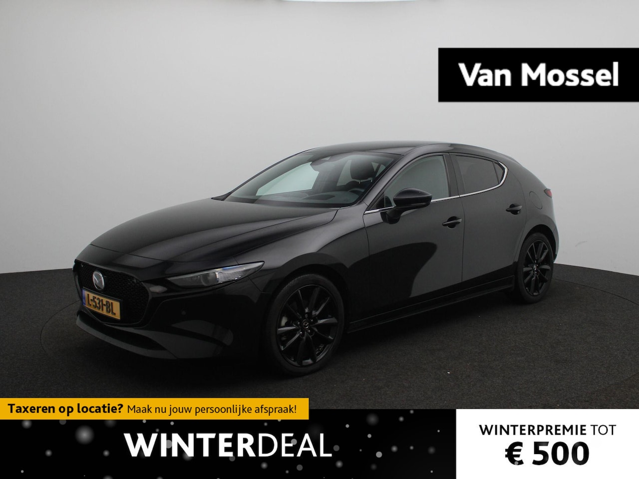 Mazda 3 Sport - 2.0 e-SkyActiv-G M Hybrid 150 Sportive | 1e Eigenaar | Navigatie | Camera - AutoWereld.nl