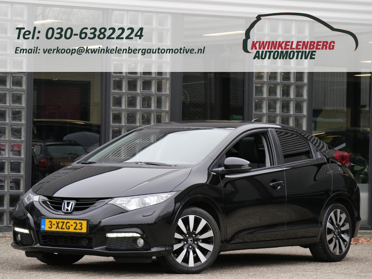 Honda Civic - 5D 1.8 EXECUTIVE/ PANORAMADAK/ LEER/ PDC V+A/ KEYLESS - AutoWereld.nl