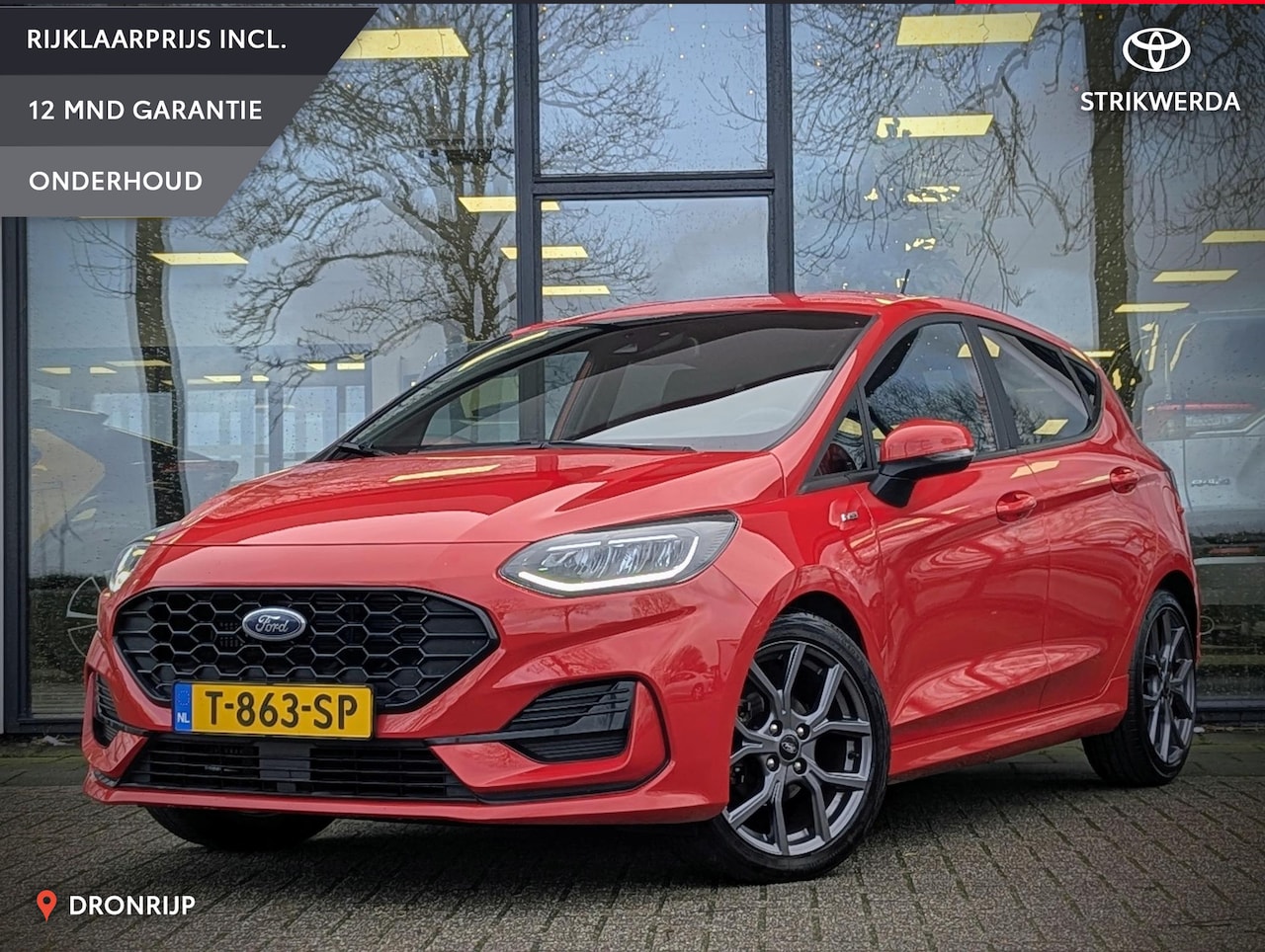 Ford Fiesta - 1.0 EcoBoost Hybrid ST-Line | Trekhaak | Led | Cruise control | Climate control | PDC A | - AutoWereld.nl