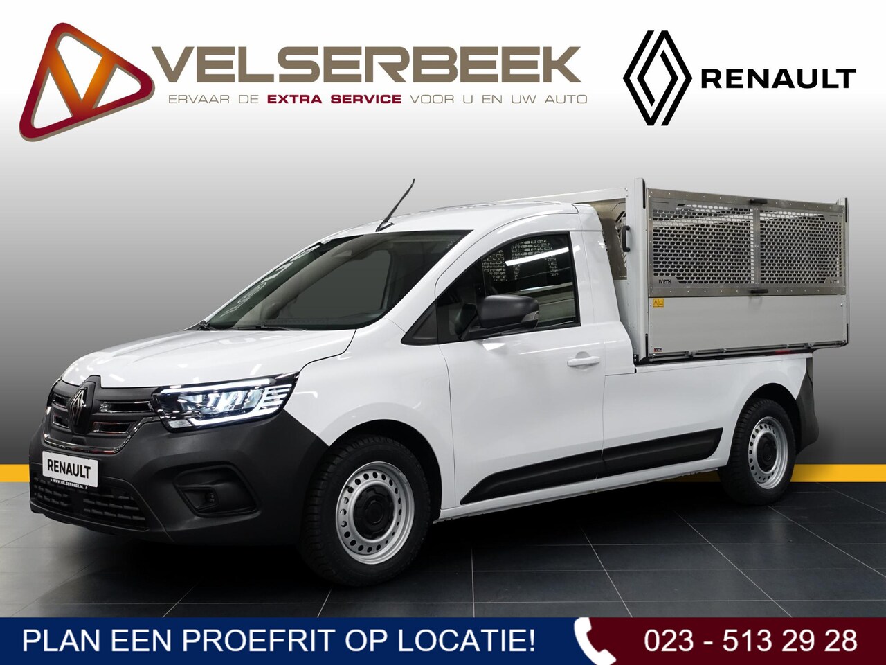 Renault Kangoo E-Tech - electric L2 120 pk advance * LAADBAK * - AutoWereld.nl