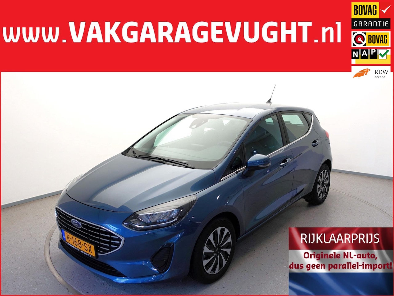 Ford Fiesta - Hybrid 1.0 EcoBoost 125pk Titanium++ AUTOMAAT 9dkm! 1e Eigenaar - AutoWereld.nl