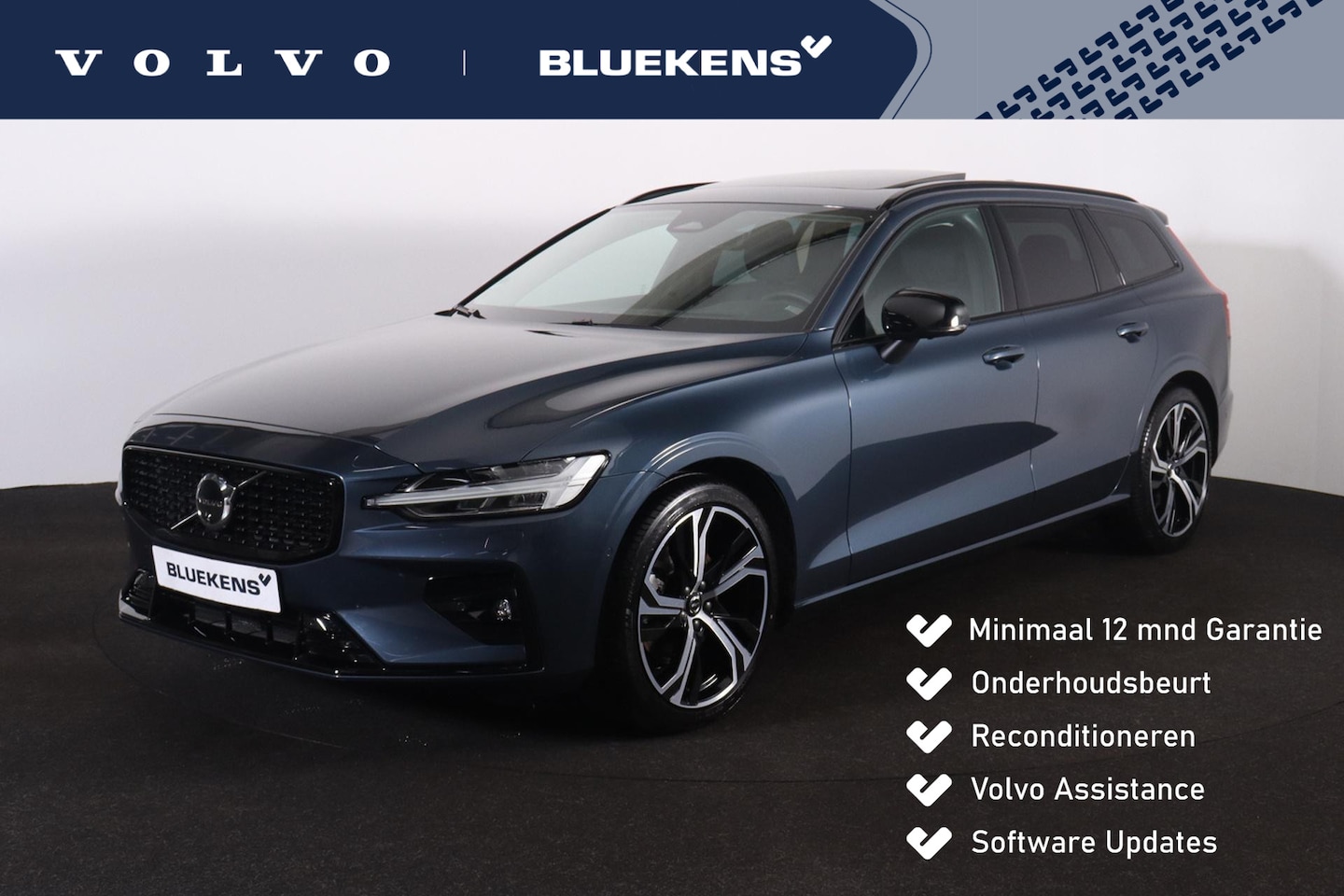 Volvo V60 - B4 Ultra Dark - Panorama/schuifdak - IntelliSafe Assist & Surround - 360º Camera - Harman/ - AutoWereld.nl