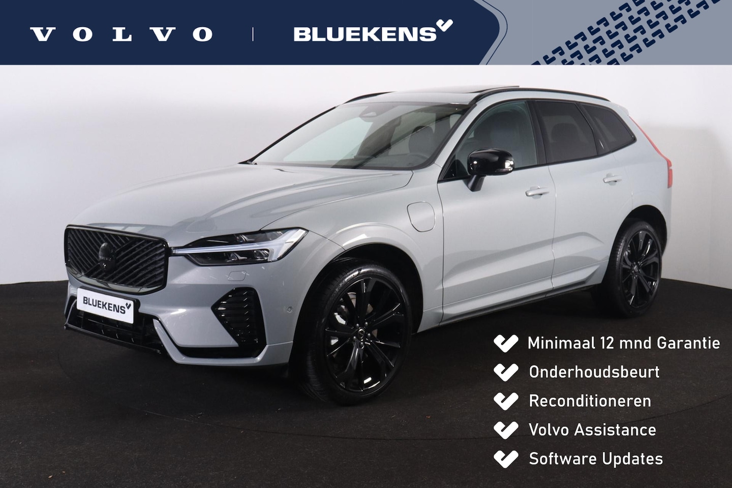 Volvo XC60 - T6 Recharge AWD Plus Black Edition - Panorama/schuifdak - IntelliSafe Assist & Surround - - AutoWereld.nl