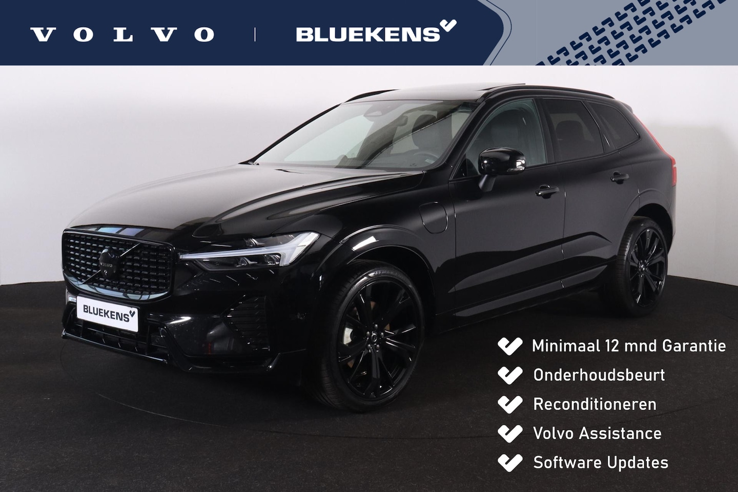 Volvo XC60 - T6 Recharge AWD Ultra Black Edition - Panorama/schuifdak - IntelliSafe Assist & Surround - - AutoWereld.nl
