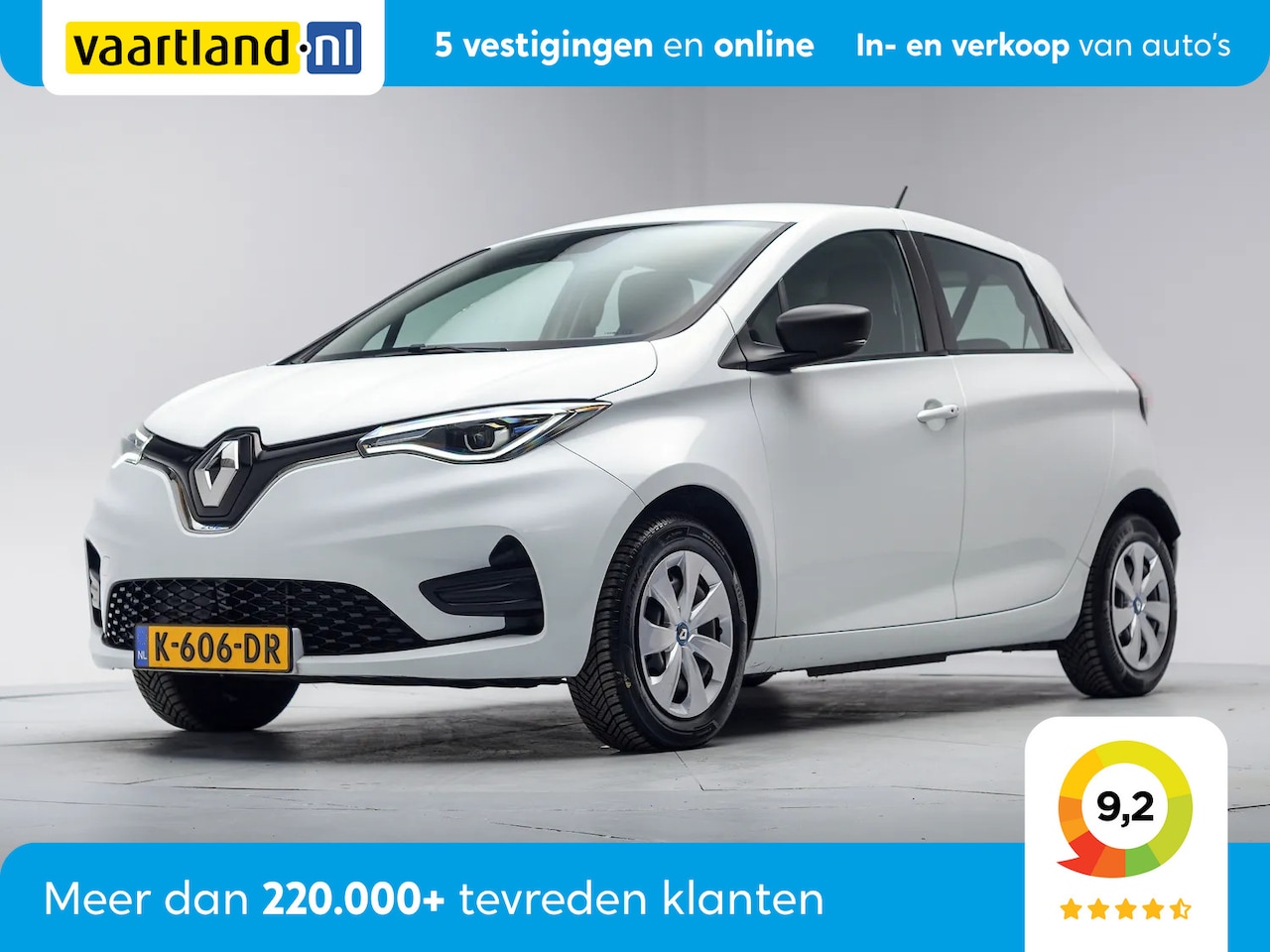 Renault Zoe - R110 Life 52 kWh 3 fase [ Koopaccu LED Navi Standkachel ] - AutoWereld.nl