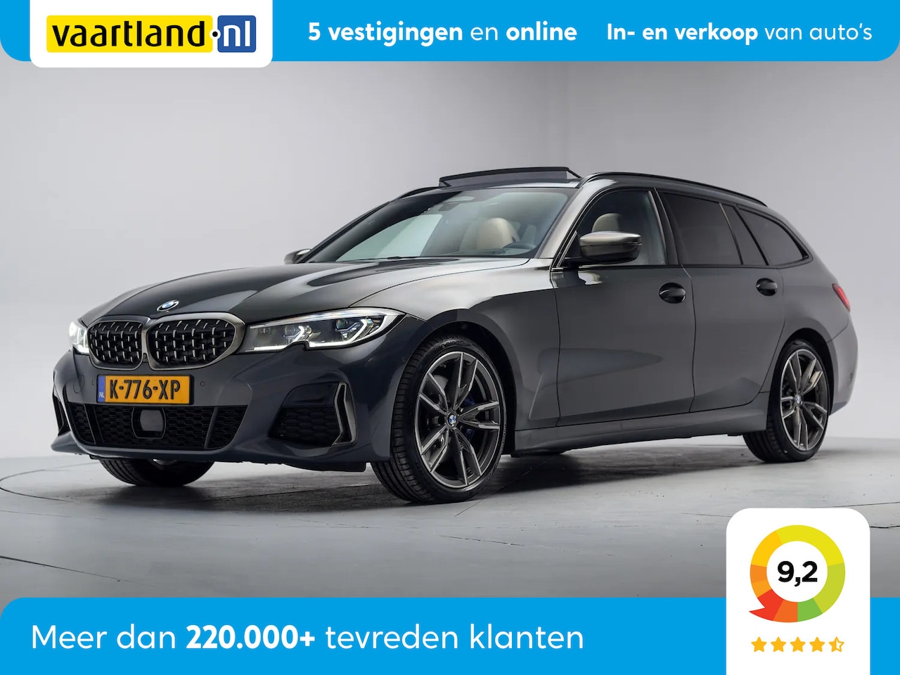 BMW 3-serie Touring - M340i xDrive High Executive [ Panorama H/K Leder Adapt.Cruise Stuur-&Stoelverwarming ] - AutoWereld.nl