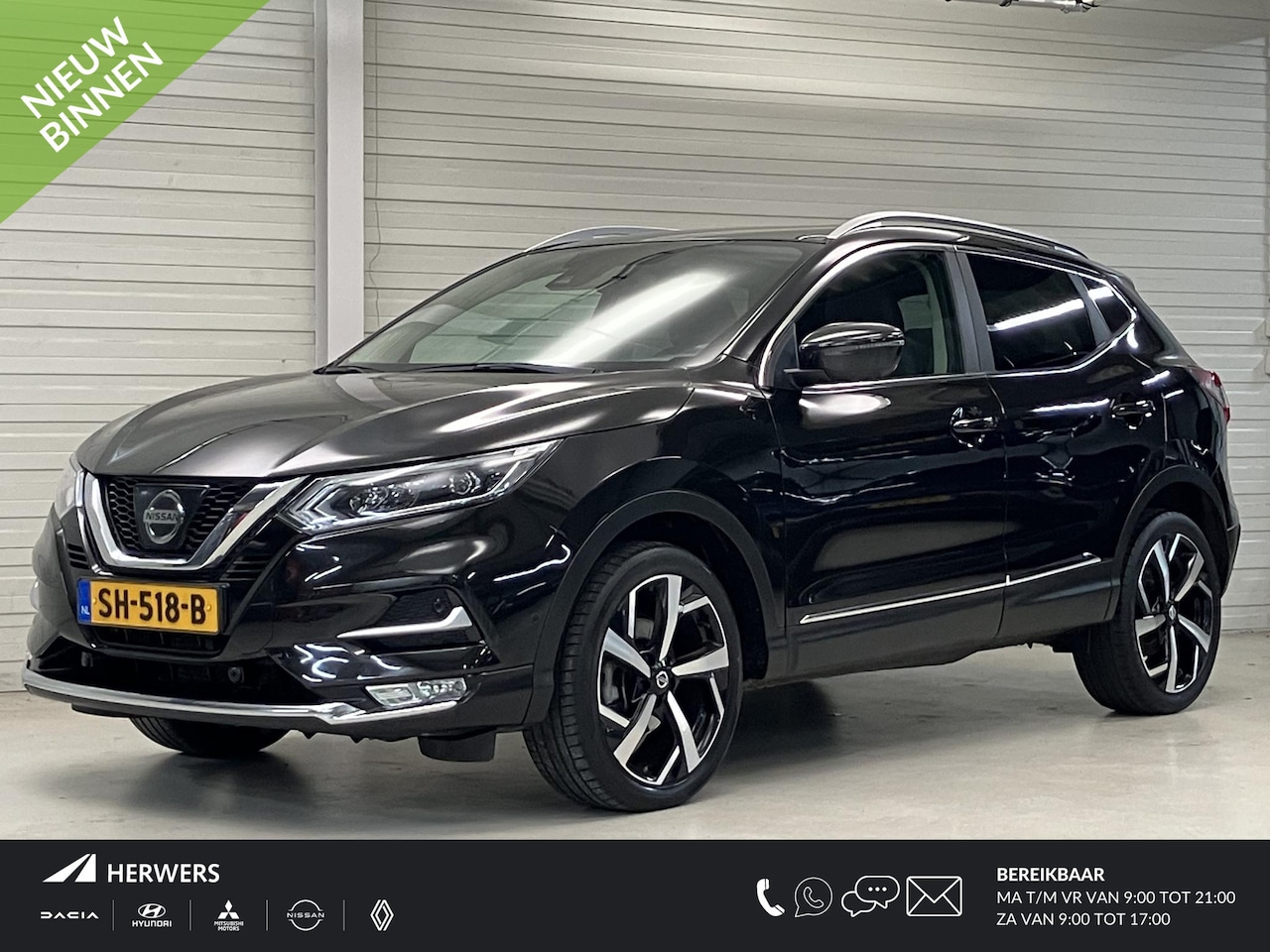Nissan Qashqai - 1.2 Tekna + / Navigatie / Half Lederenbekleding / 360 Graden Camera / Panoramadak / Elektr - AutoWereld.nl