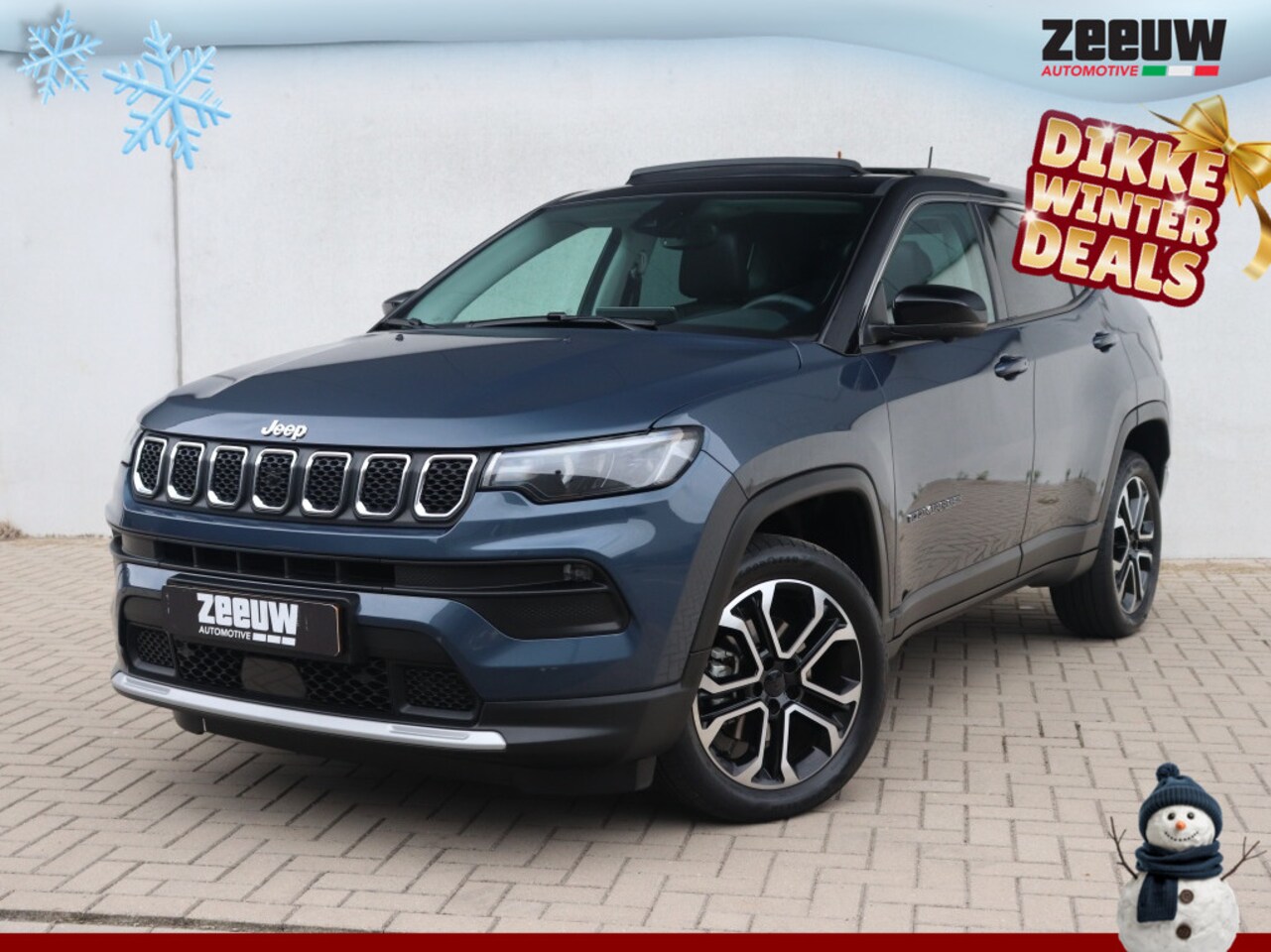 Jeep Compass - 1.5T e-Hybrid Altitude | Pano | Camera | Safety | Winter - AutoWereld.nl