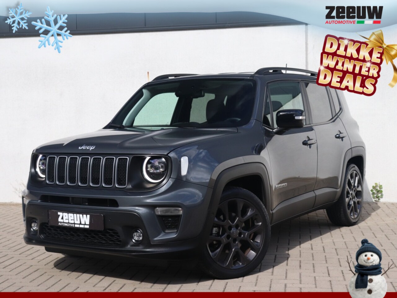 Jeep Renegade - 1.5T e-Hybrid S | Leder | Navi | Carplay | LED | 19" - AutoWereld.nl