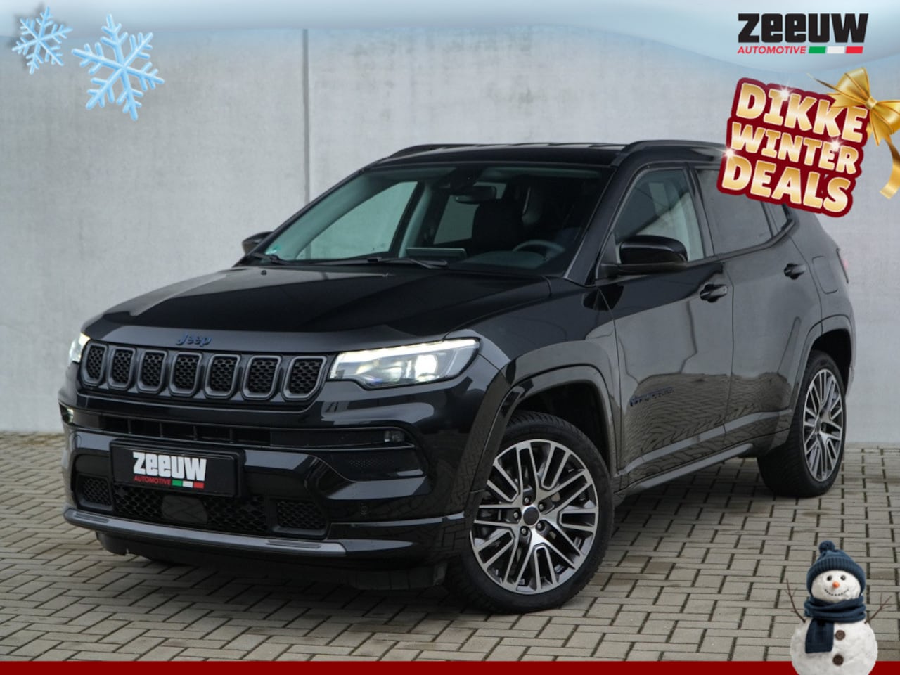Jeep Compass - 4xe 240 PK Hybrid Summit | Leder | Winter | Navi | Premium | 19" - AutoWereld.nl