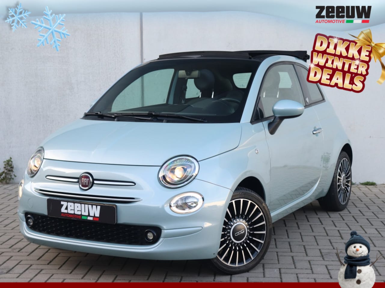 Fiat 500 C - 1.0 Hybrid 70 PK Launch Edition | Carplay | Cruise | 16" - AutoWereld.nl