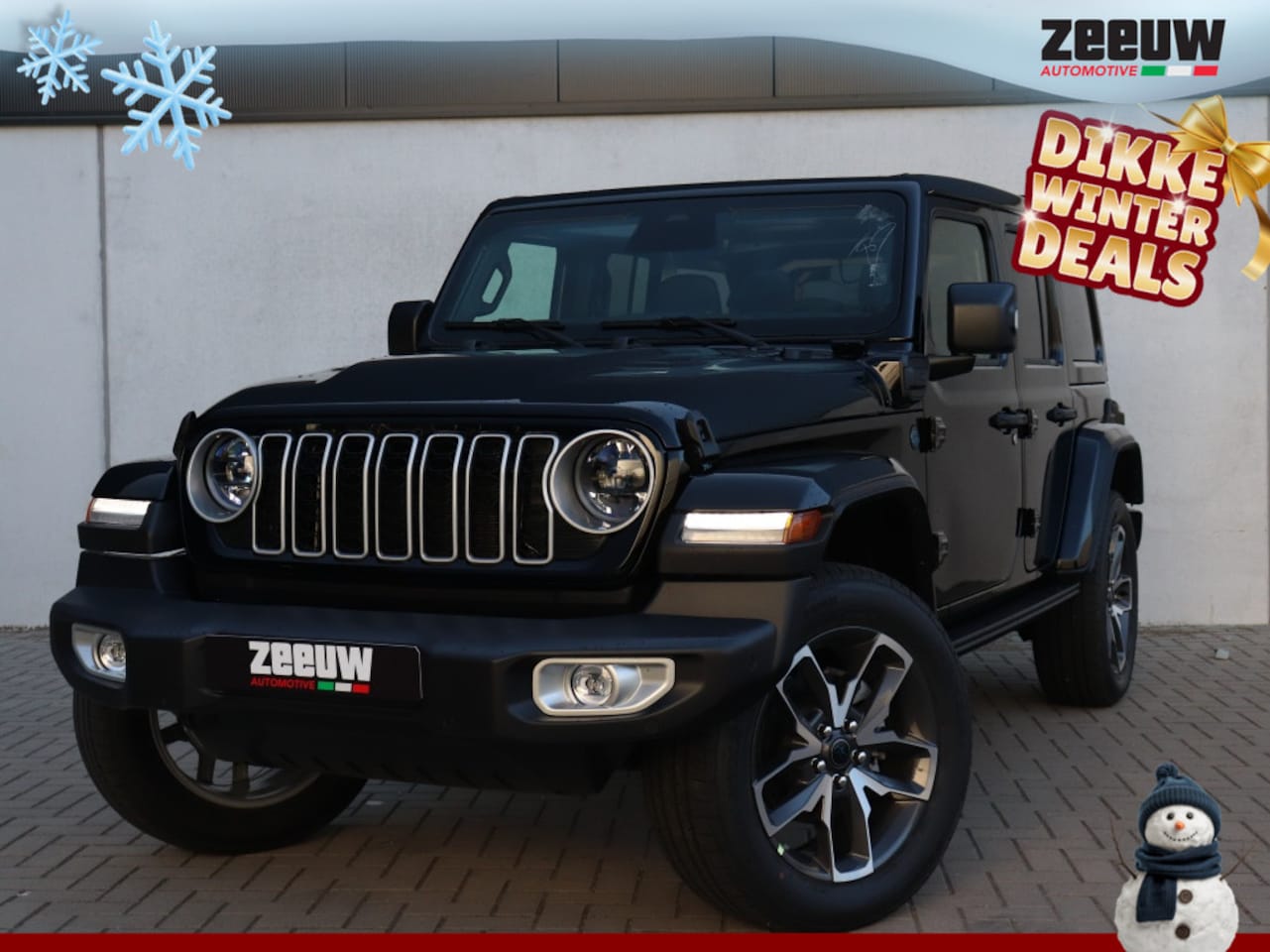Jeep Wrangler Unlimited - 4xe 380 PK Sahara | Schuifdak | Leder | Camera | Navi | 20" - AutoWereld.nl