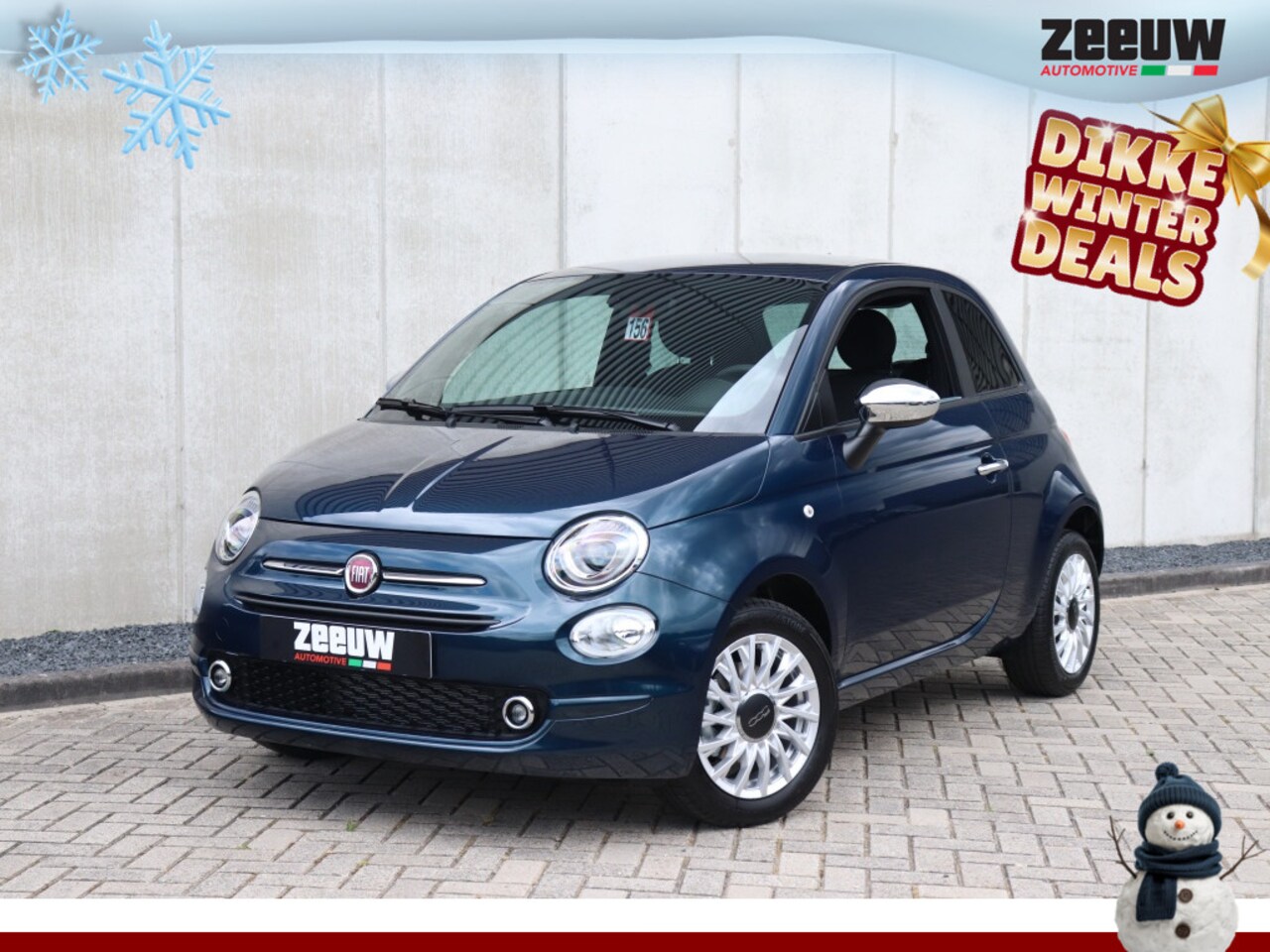Fiat 500 - 1.0 Hybrid 70 PK | Navi | Carplay | Clima | Cruise | Chrome | 15 - AutoWereld.nl